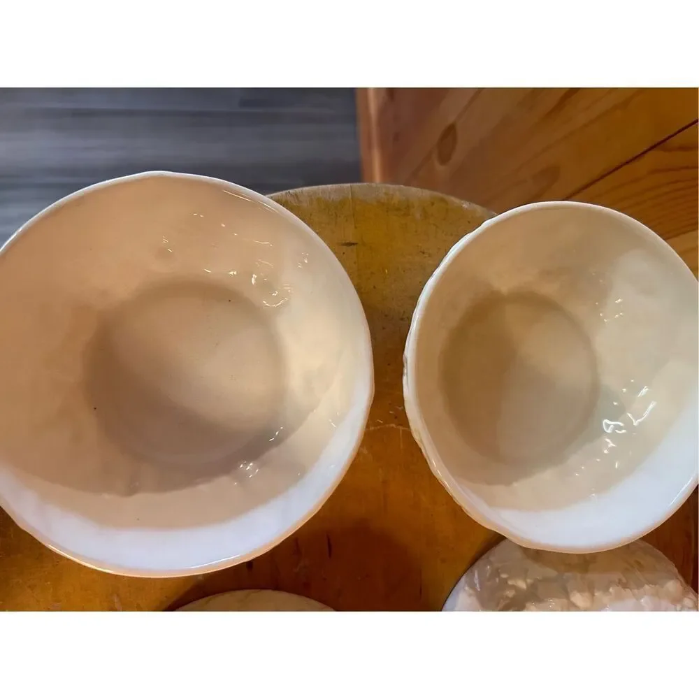 Vintage Spode IMPERIAL FANCIES Embossed Bowls K189 England Retired Set Of 4 (756